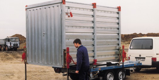 Typ CZ-CA – Transportwechselsystem für Materialcontainer