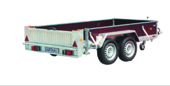 Typ GTA – Geräte-Transport-Anhänger mit Rampe hinten quer